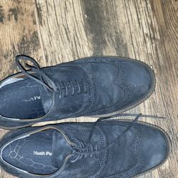 Men’s Blue Suede Dress Shoes Size 7