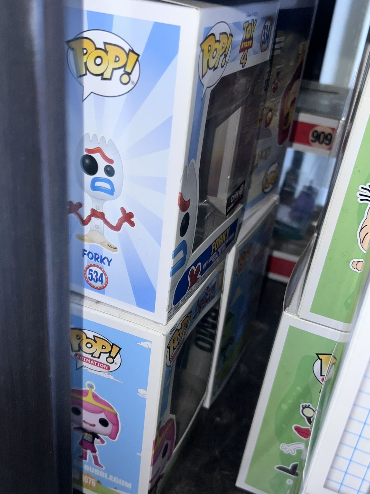 8 black (lavia bookcase by ikea) shelves