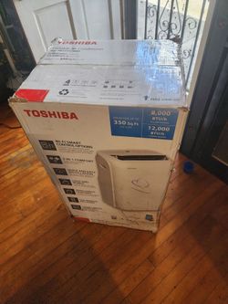 Portable air conditioner Toshiba 12,000 BTU 8000 standard