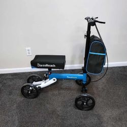 BlessReach Steerable Knee Walker Deluxe Medical Scooter for Foot Injuries, New