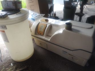 Portable septic system for office trailer or tiny home