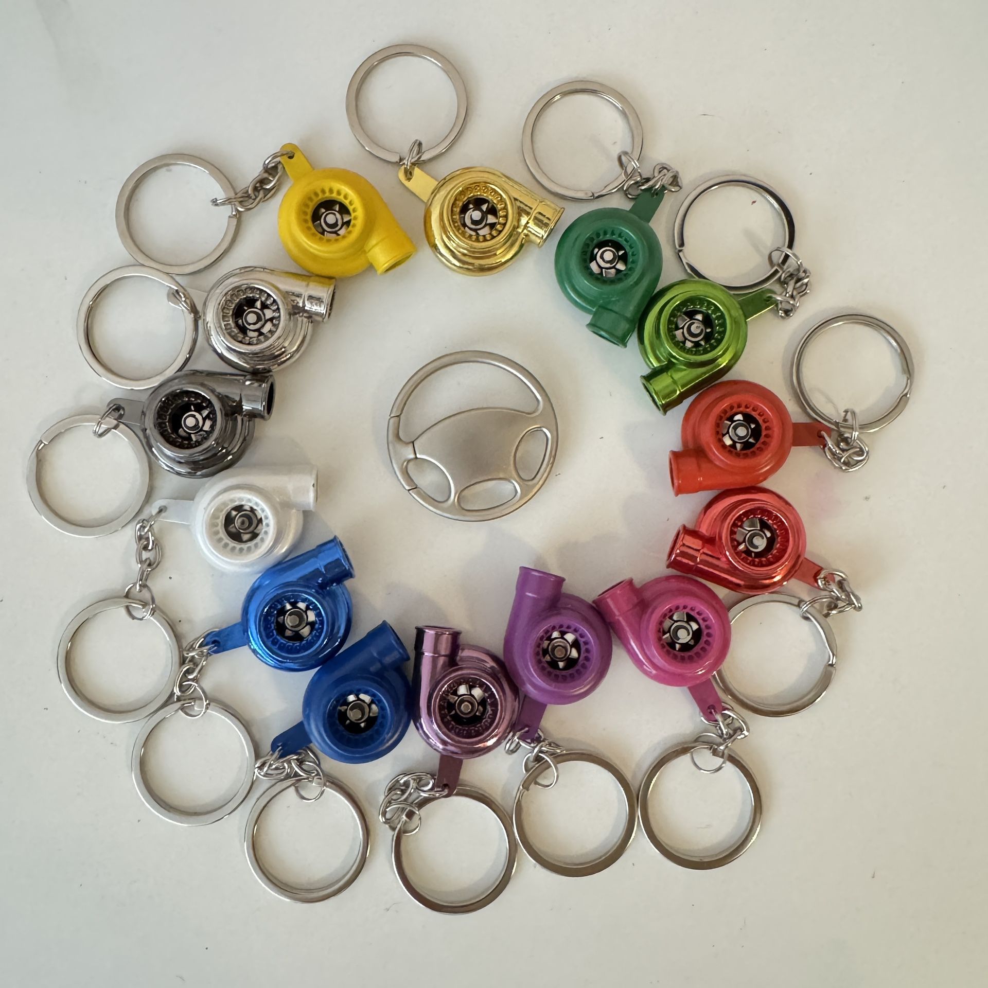 Turbo Spinning Keychains
