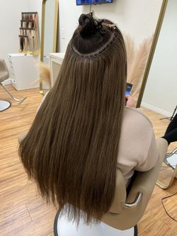 Hair extensions $300 18”