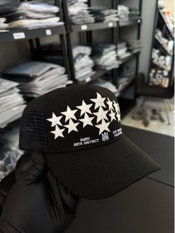 A Miri Black Stars SnapBack Hat