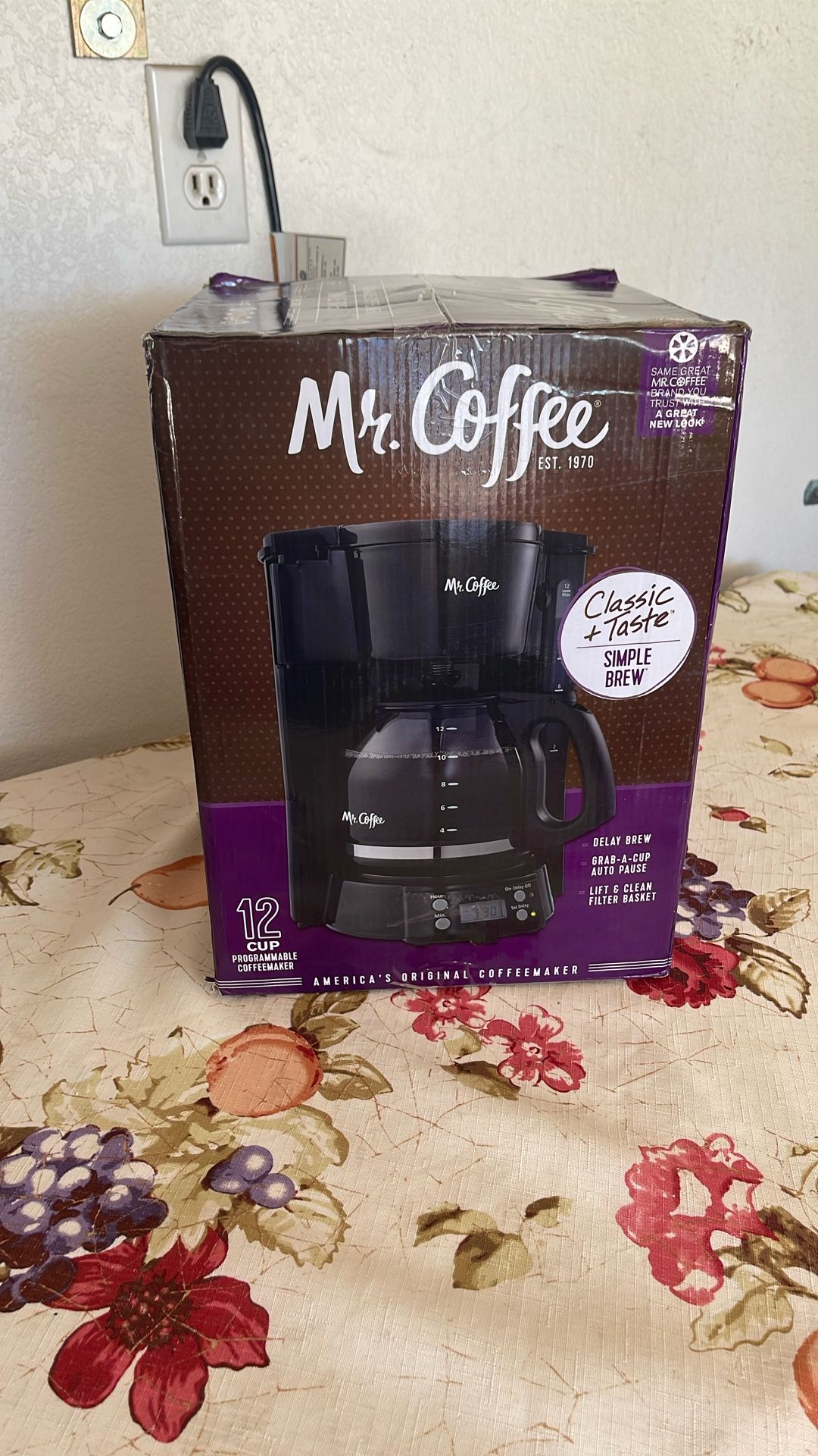 New Never Opened Mr coffee. 12 Cup