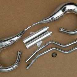 New nickel chrome banshee Shearers, small bore, in frames, pipes for sale