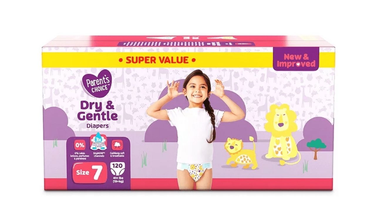 Parents Choice Diaper $45 For 2 Boxes With 120ct Each