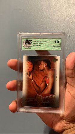 PGI 10 2003 Upper Deck Lebron James Rookie Card
