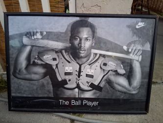 Bo Jackson framed picture