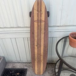 Hang Five Wooden Longboard – Austin Woodworks Surf Style Cruiser