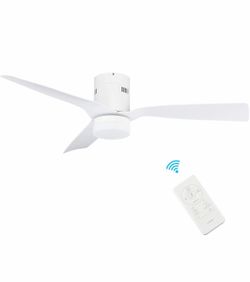 52” Smart LED Ceiling Fan w/ Remote, App & Voice Control