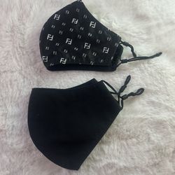 Set of 2 Fabirc Washable Face Masks