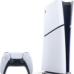 PlayStation®5 Digital Edition (slim) & 2 remote controls.