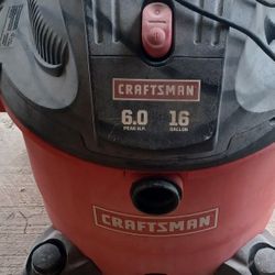 Craftsman 16 Gal. 6.ohp  Shopvac With Hose And  Attachment