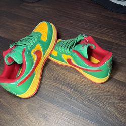 Nike Air Force 1 Low lil yatchty “concrete Boys -Lucky Green” sneakers