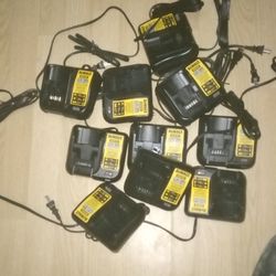 10cargadores Dewalt 20v(DCB107)