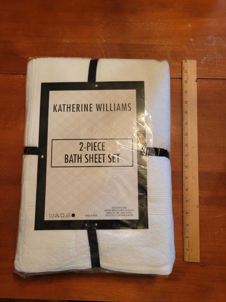 Katherine Williams 2-Piece Bath Sheet Set