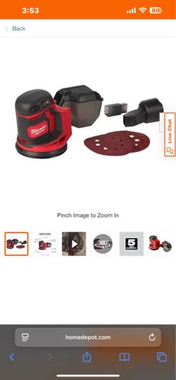 M18 18V Lithium-Ion Cordless 5 in. Random Orbit Sander (Tool-Only)