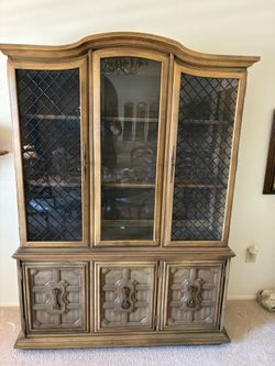 Vintage Stanley Buffet with China Cabinet