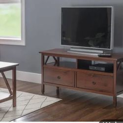 TV Stand With 2 Drawers