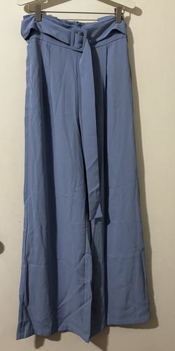 Shein Women's High Waisted Belted Pleated Gentle & Elegant Wide Leg Pants