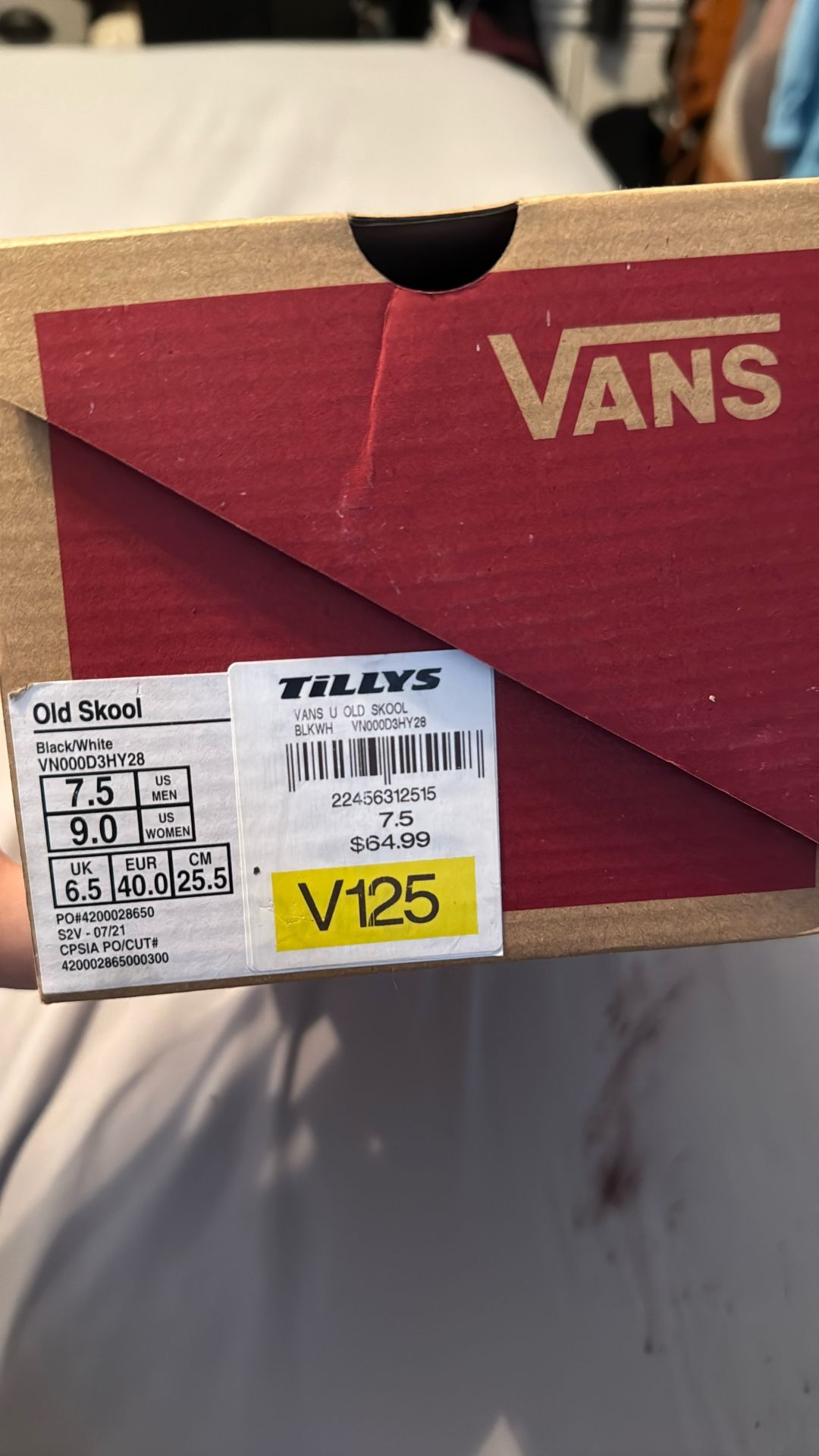 Black Vans- New!