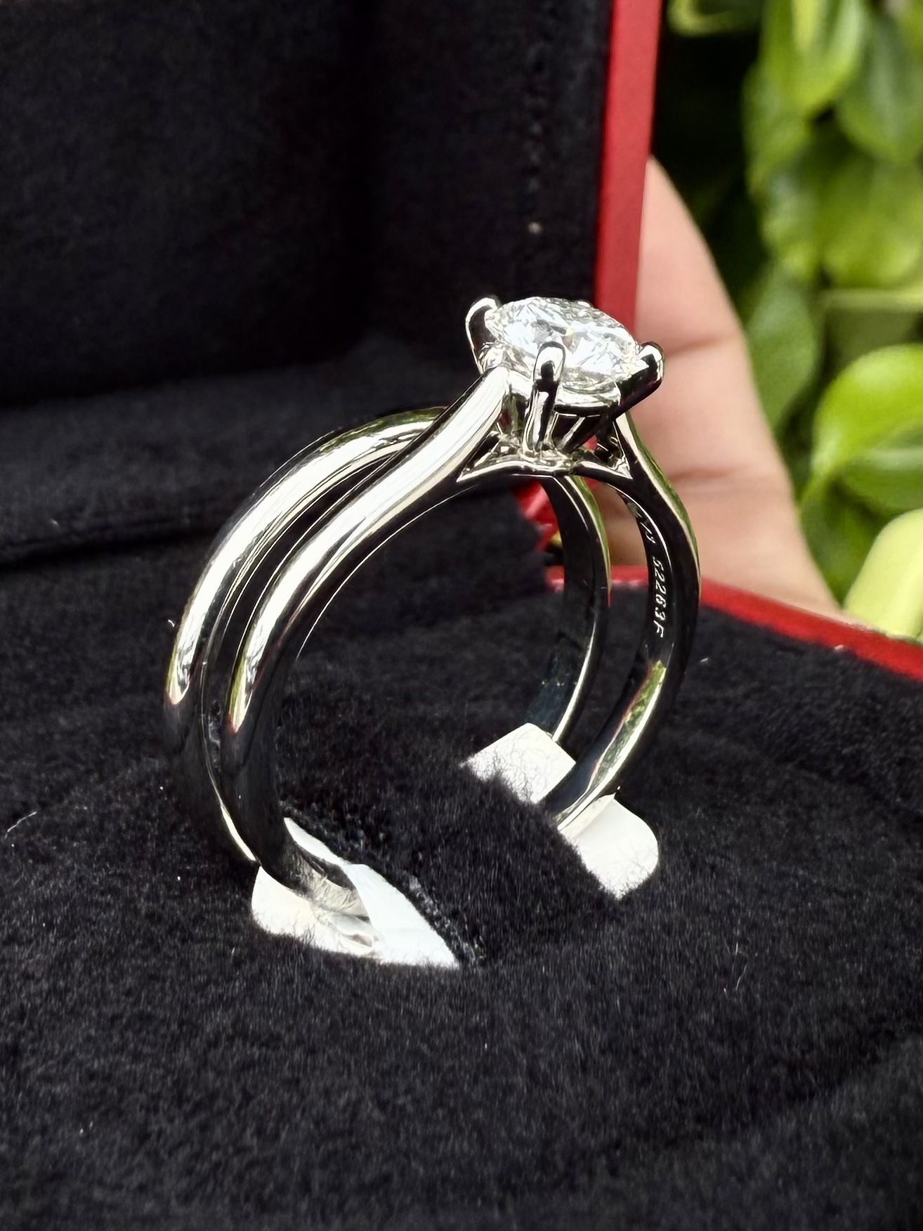Cartier 2piece Engagement Rings
