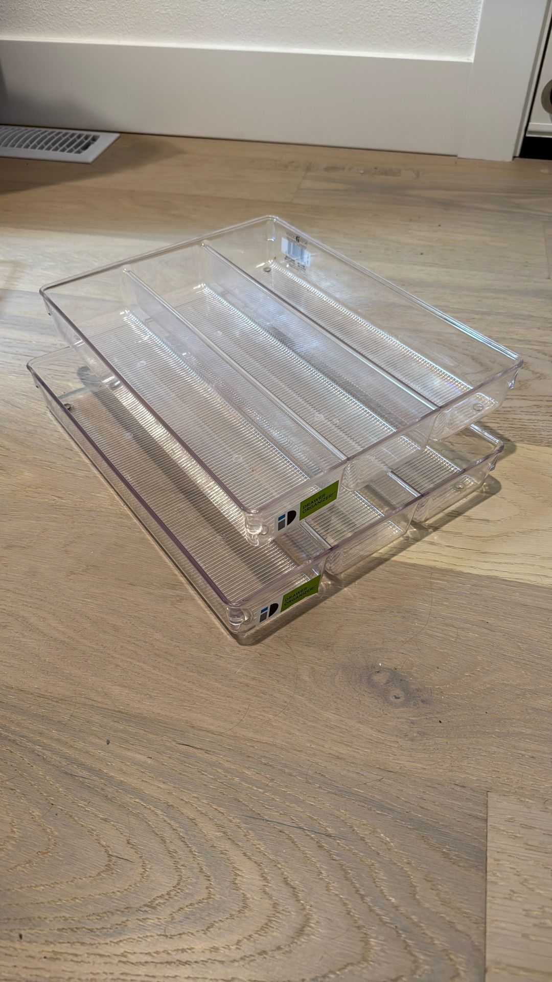 Plastic Drawer Organizers (set of 2)