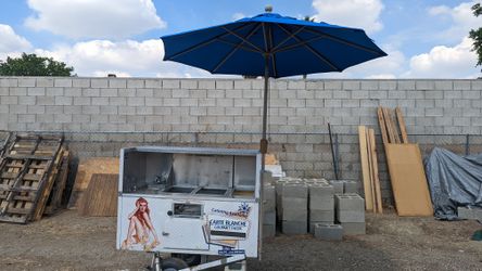 Mobile Food Cart Trailer Taco Cart Concession Food Vending Kiosk **LOCAL PICKUP ONLY**