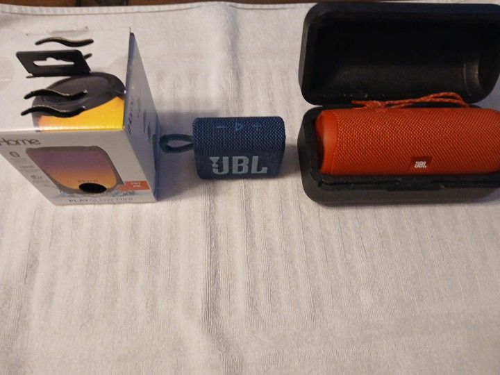 3 Speakers Two JBL & One iHome