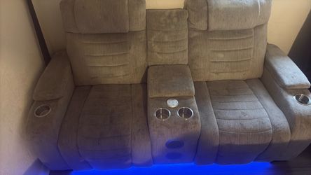 Recliner Couch with LED lights
