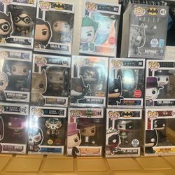 Mixed Batman Related Funkos Pops 