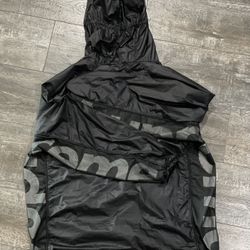 Supreme Ripstop Hooded Windshell - Black - SIZE LARGE