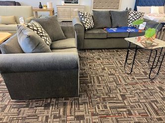 sofa and loveseat // we deliver