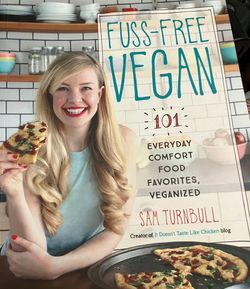 Brand New Fuss Free Vegan Hardcover Cookbook