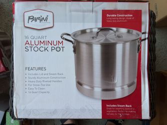 16 quart aluminum stock pot
