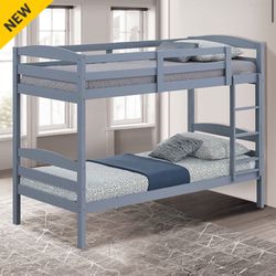 BUNK BEDS TWIN OVER TWIN (FREE DELIVERY)
