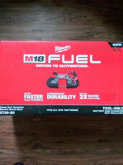 New milwaukee deep cut porta band saw