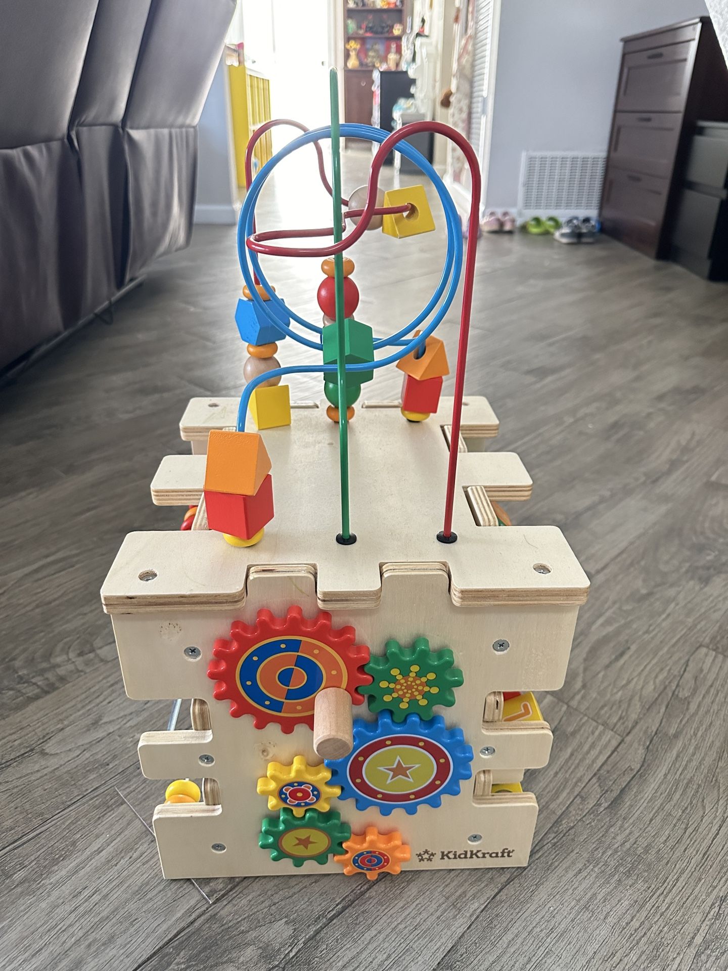 Wooden Activity Cube