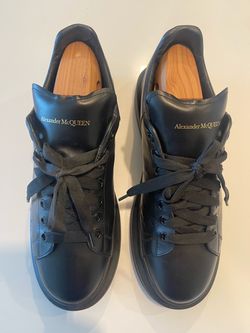 Alexander McQueen Oversized Leather Platform Sneakers