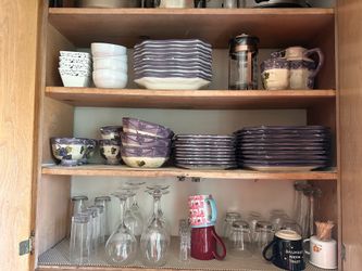 Full Kitchen Bundle — Merlot Dinnerware, Wine Glasses, Flatware & More