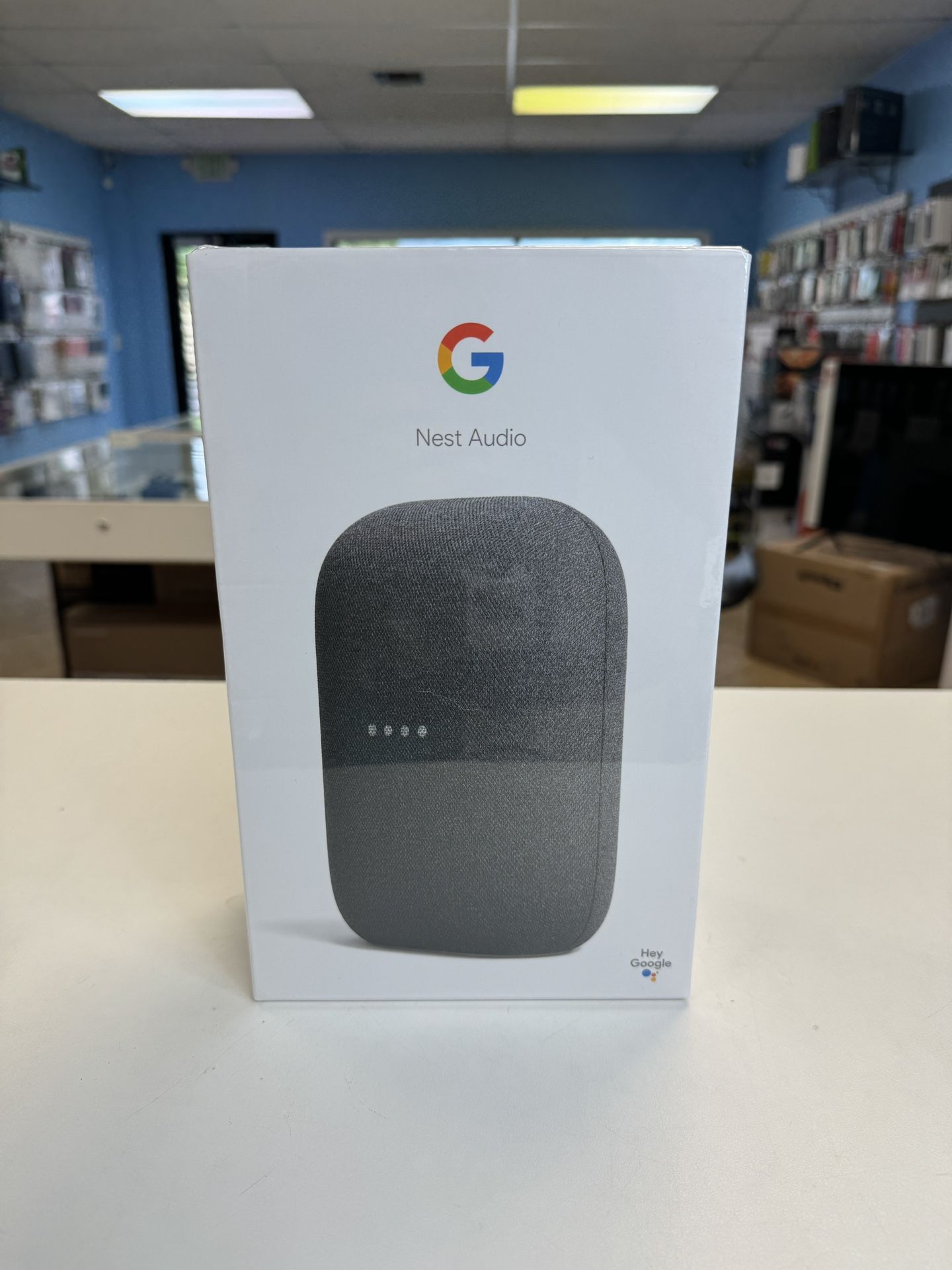 GOOGLE Nest Audio Smart Speaker Charcoal Brand New Sealed