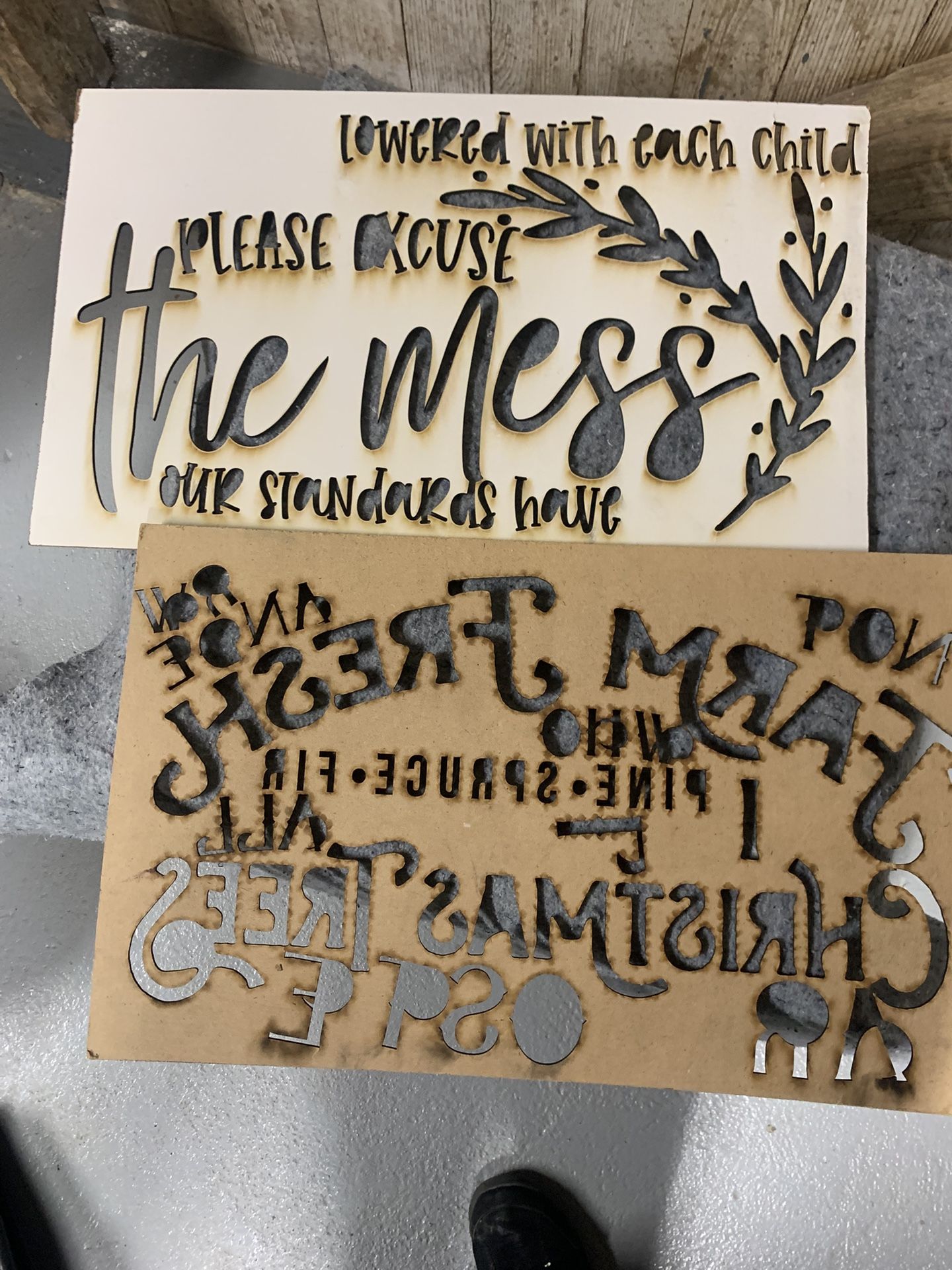 Wood Stencil Lot