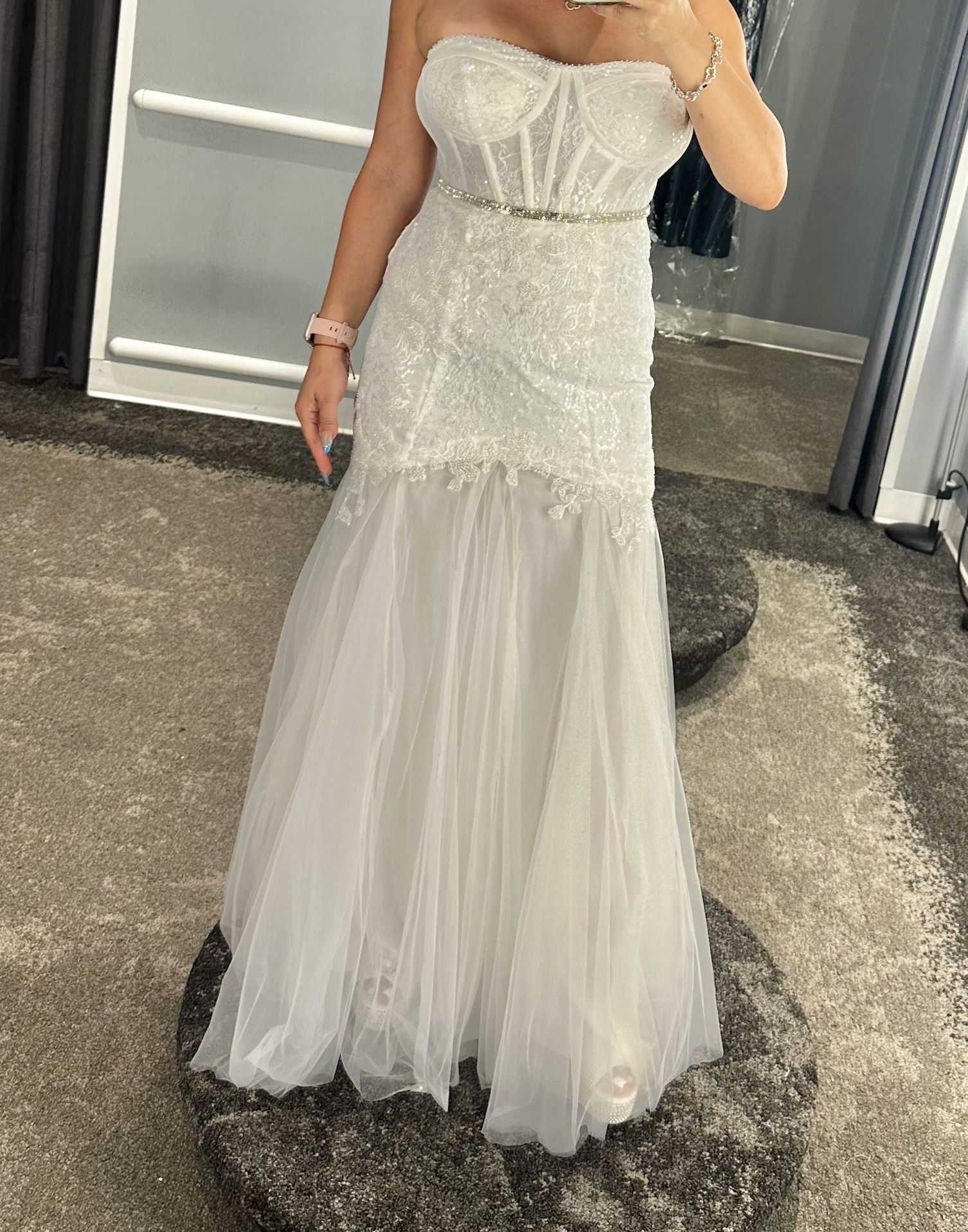 princess polly baby blue dress Mermaid & Trumpet Wedding Dresses