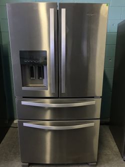 Whirlpool Stainless Steel 4 Door Refrigerator