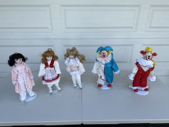 5 Vintage Dolls 