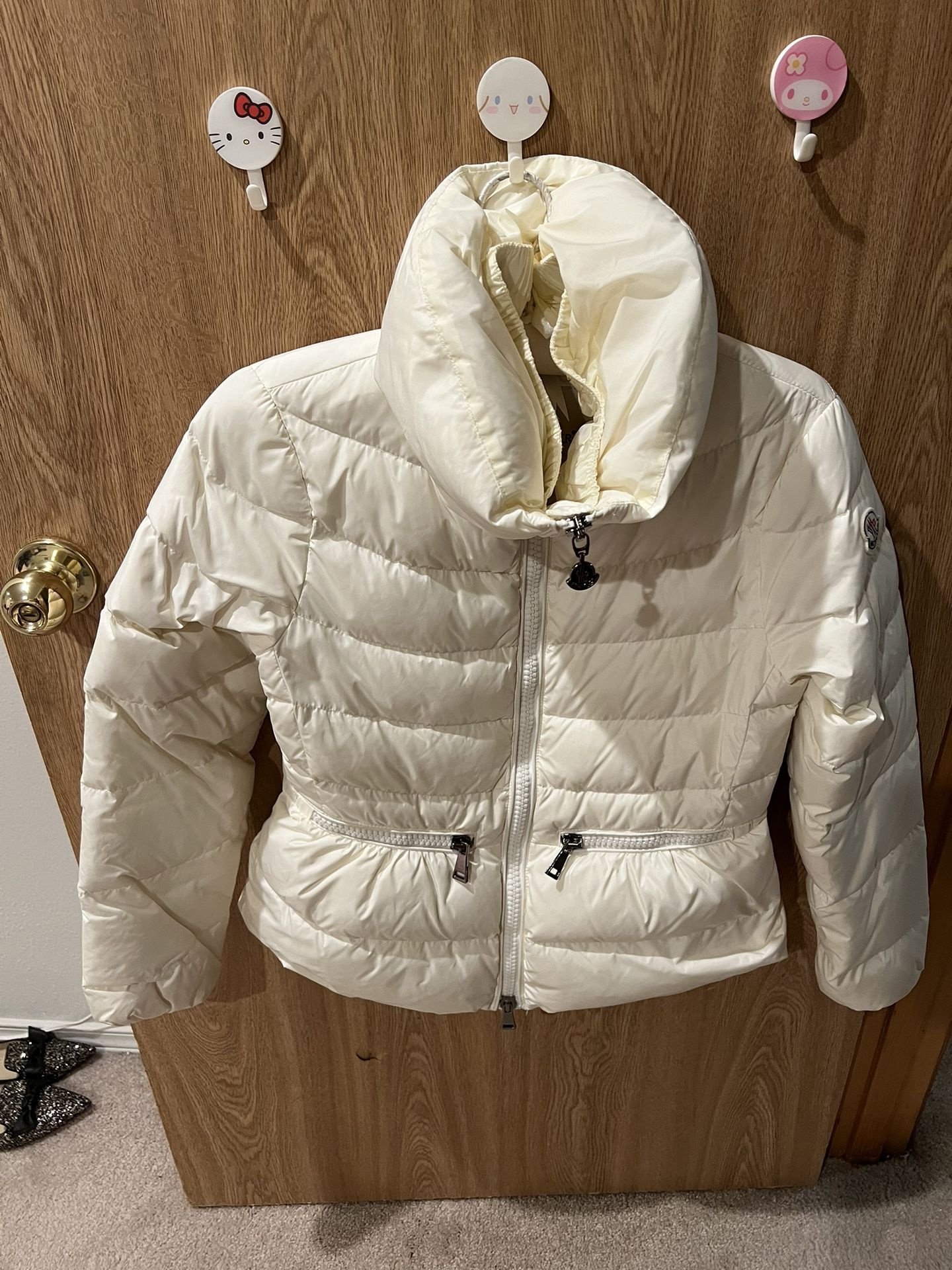 Moncler White Jacket Size 2
