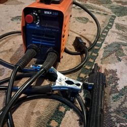 Welder + Helmet+ Rods