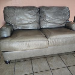 Leather Couch 