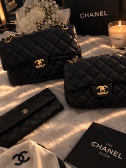 Chanel Classic Flap Bag Black Quilted Leather